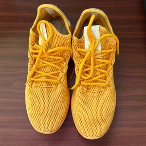 adidas Women’s Bright Yellow Mesh Sneakers